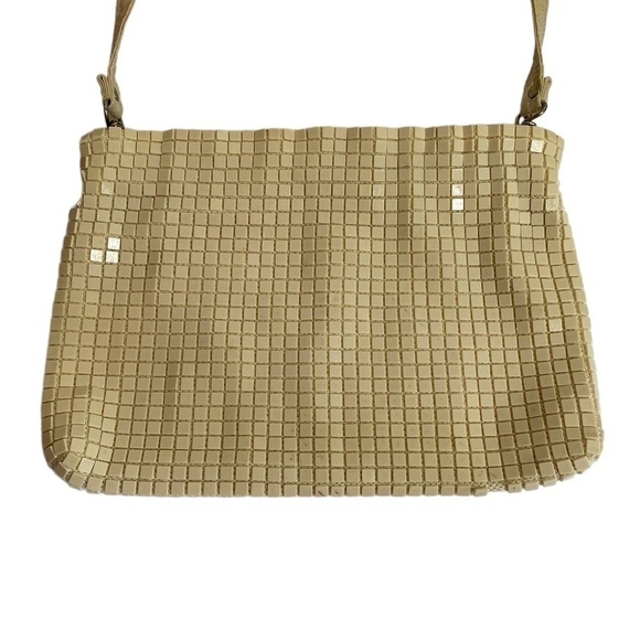 Vintage cream Chainlink Purse shoulder bag - Picture 4 of 11